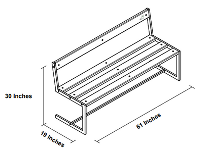 Cura Rest Garden Bench