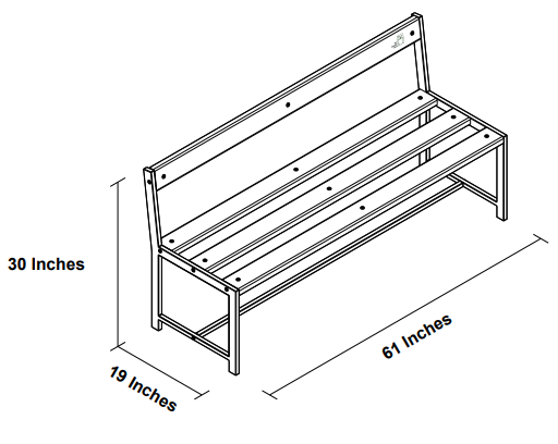 Strato Garden Rest Bench